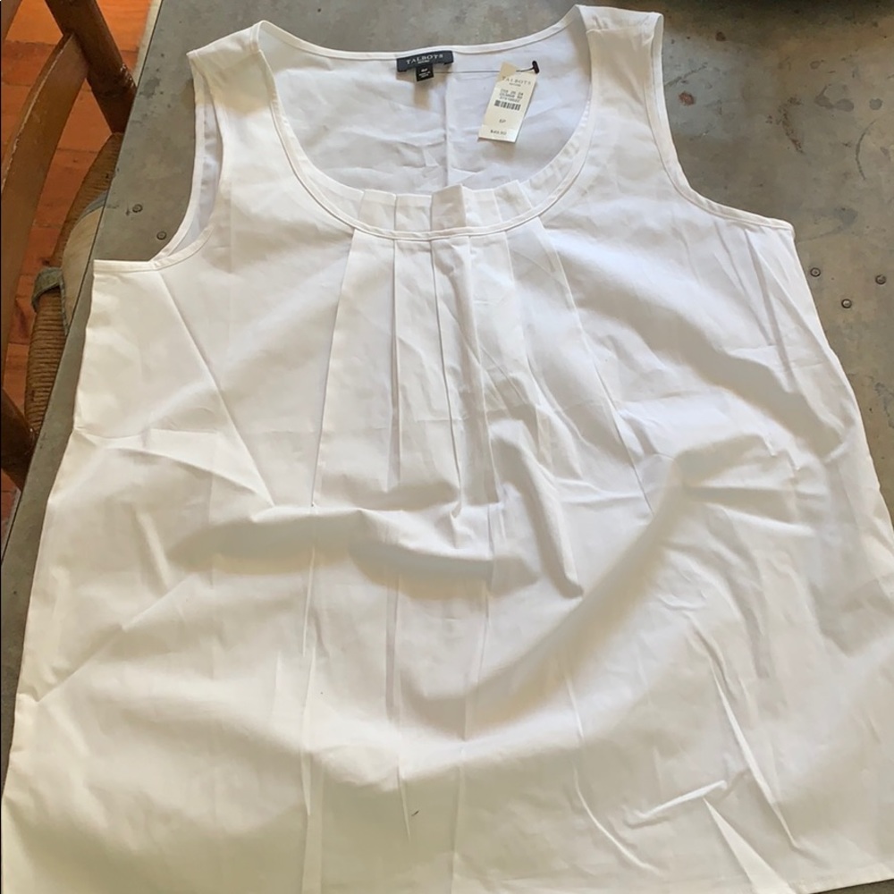 Brand new Talbots sleeveless blouse